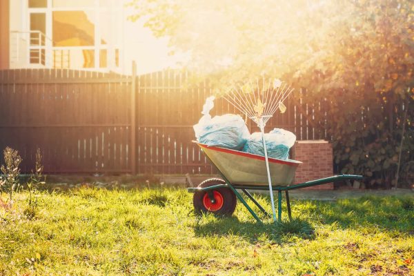 garden-wheelbarrow-with-garbage-bags garden-wheelbarrow-with-garbage-bags